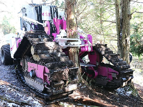 2024全国林業機械展視察